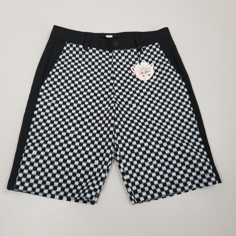 Waac Checkered Golf Shorts Size 0 XS-S Waist 28" NWT